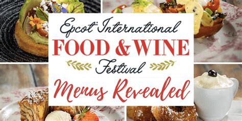 Guests may consult with a chef or special diets trained cast member. Just In: EPCOT Food & Wine Festival Booth Menus! | Inside ...