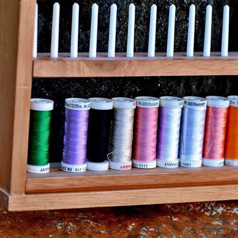47 Thread Spools And A Vintage Thread Spools Holder By Coolvintage 59