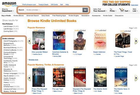 While searching free kindle books in amazon but only get those public domains. 4 ways to find Kindle Unlimited ebooks on Amazon
