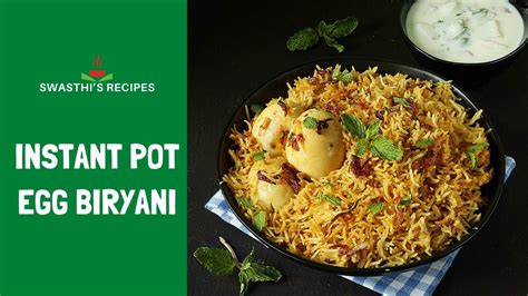 Instant Pot Egg Biryani Recipe Easy Instant Pot Recipes