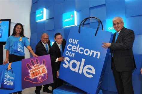 We have other blue cube opening in plans, for example, the ones in johor baru and seremban, for the coming weeks, celcom chief customer service and experience officer. Celcom Sale is back