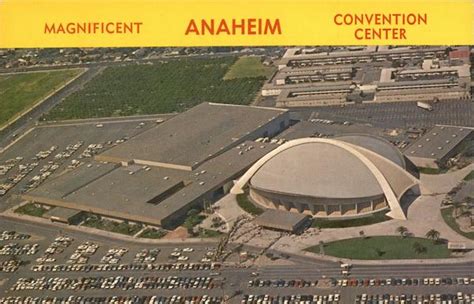 Aerial View Of Anaheim Convention Center California