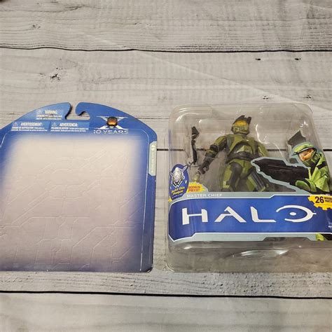 Halo 10th Anniversary Combat Evolved Master Chief Mcfarlane Toys Card