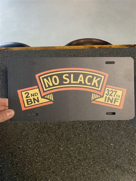 No Slack License Plate Store Screaming Eagle Cigars