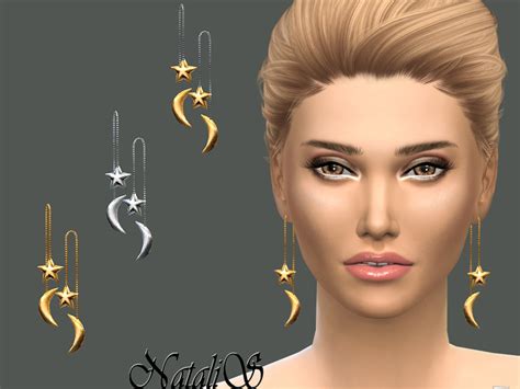 Space Earrings The Sims 4 P1 Sims4 Clove Share Asia Tổng Hợp Custom