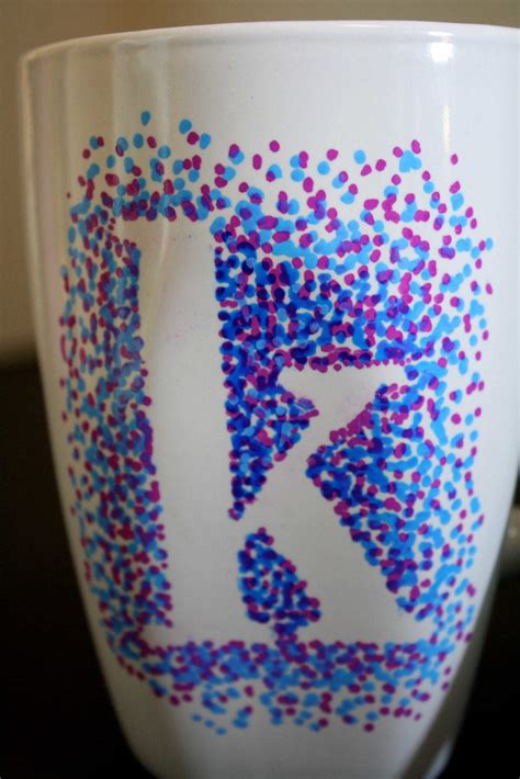 Easy Dotted Sharpie Mugs Designer Trapped