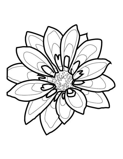 Simple Flower Outline