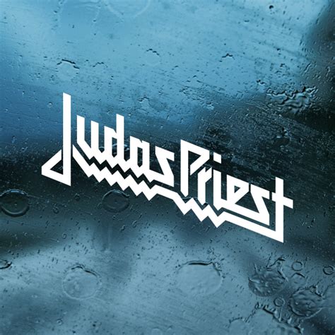 Simple Color Vinyl Judas Priest Logo Stickers Factory