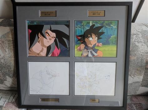 Finally Got My Custom Frame Job Of My Goku Animation Cels Back In Time