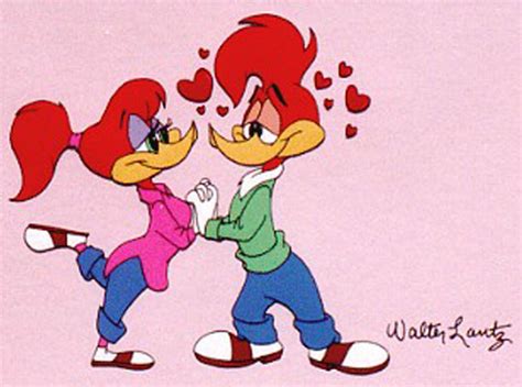 Download Disney Pictures Couple Winnie And Woody Woodpecker Wallpaper