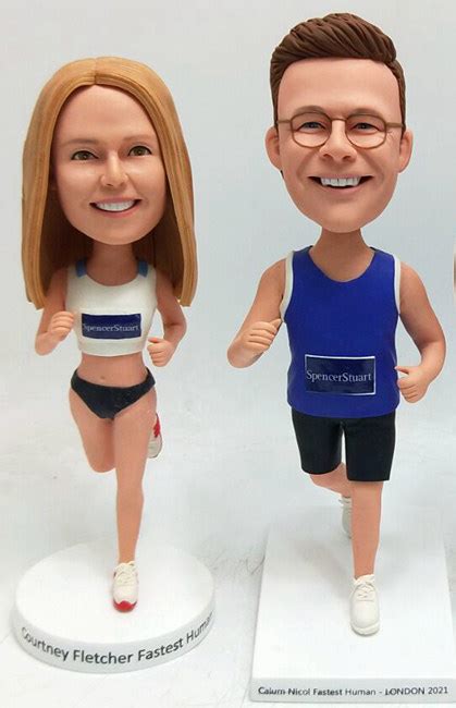 Custom Runner Bobblehead Fastest Human Am Custom