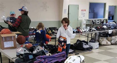Sports Equipment Swap A Grand Slam Success In Southold North Fork Ny