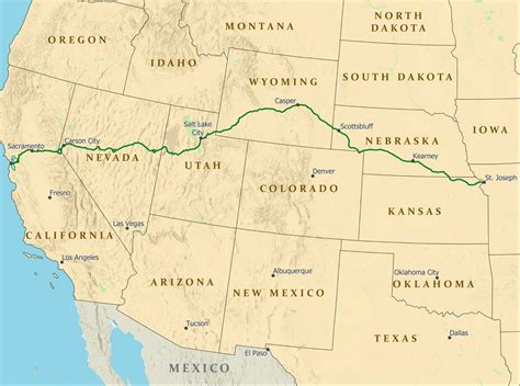 Maps Pony Express National Historic Trail Us National Park Service