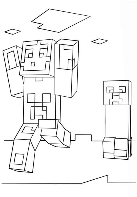 Minecraft Coloring Pages Zombie Minecraft Coloring Pages Monster