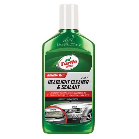 Turtle Wax T 43 2 In 1 Headlight Cleaner And Sealant 9 Oz