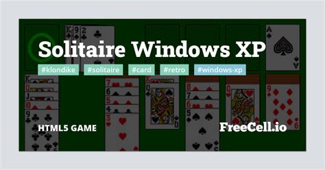 Classic Solitaire Windows Xp Klondike Play Online