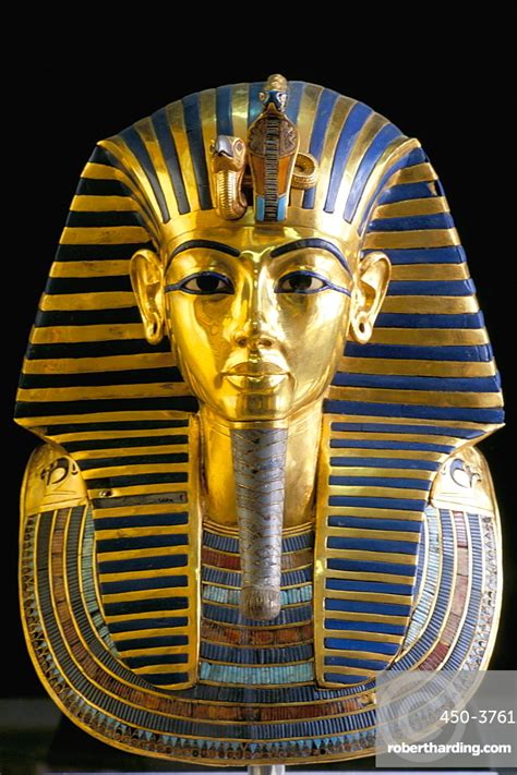 Gold Mask Of Tutankhamun Egyptian Stock Photo