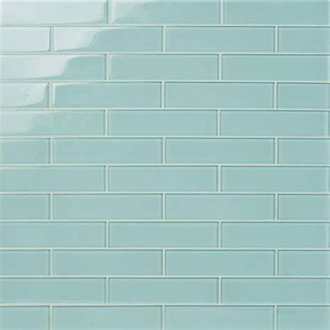 Ivy Hill Tile Contempo Light Green 2 In X 031 In Polished Glass Wall