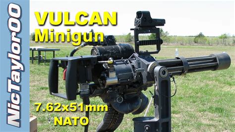 Shooting The M134 Minigun At 50 Rounds Per Second Youtube