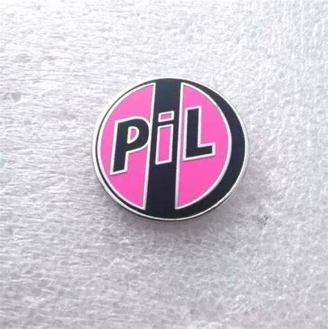 Pil Pin Badge Post Punk Rock Public Image Ltd Lydon Death Disco Jah