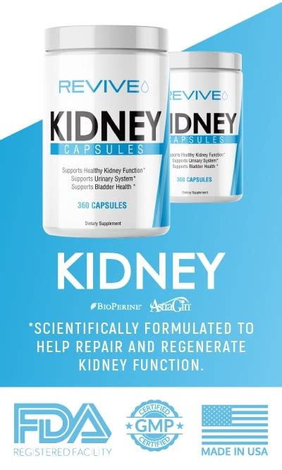 Lab Tested Kidney Health Supplements Revive Md Middle East