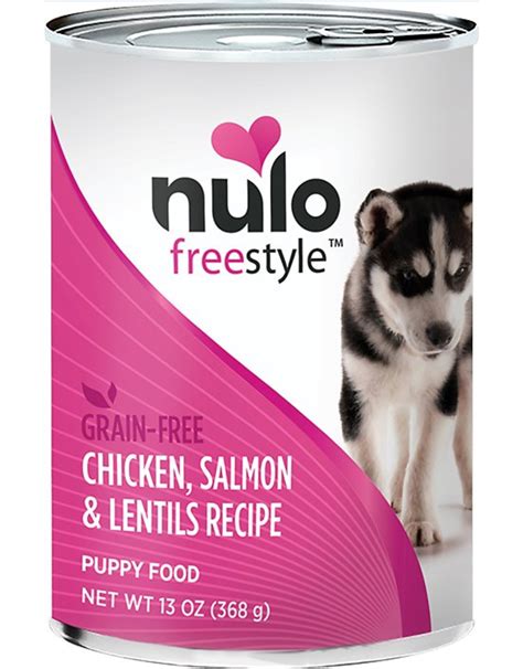 Nulo gives every puppy the healthy start they deserve. Nulo Freestyle Canned Dog Food Chicken & Salmon Puppy -The ...
