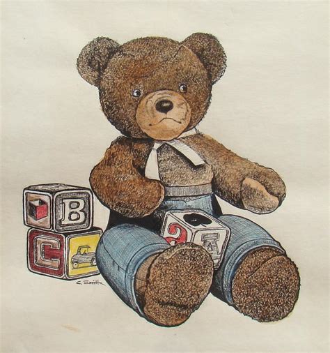 Vintage Teddy Bear Drawing Ubicaciondepersonascdmxgobmx