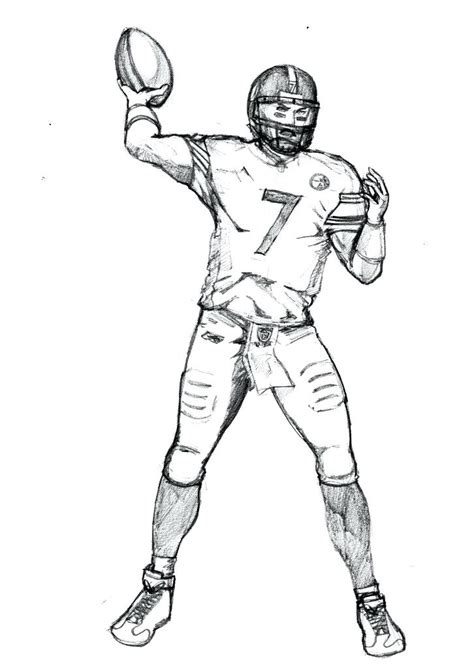 Spice up a fall day with my football coloring pages. Nfl Player Coloring Pages at GetColorings.com | Free ...