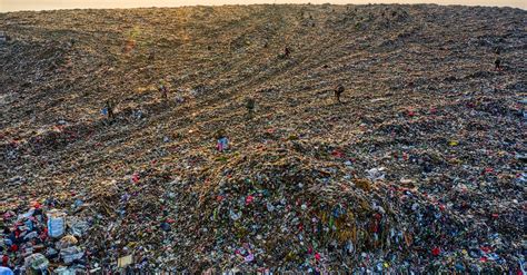 Aerial Footage Of Landfill During Dawn · Free Stock Photo