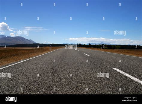 Desert Road New Zealand Stock Photo Alamy