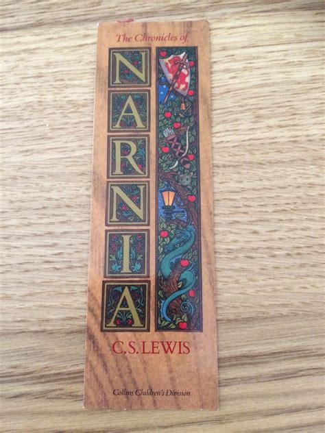 The Chronicles Of Narnia Bookmark Aquarell