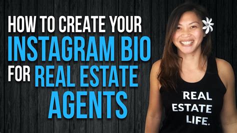 How To Create Your Instagram Bio For Real Estate Agents Youtube