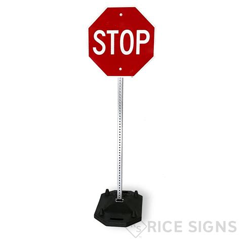 Stackable Portable Rubber Sign Stands