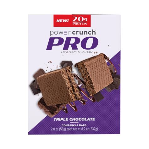 Power Crunch Pro Triple Chocolate Protein Energy Bars Shop Granola