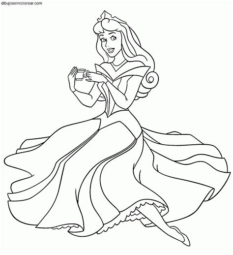Dibujos Sin Colorear Dibujos De La Bella Durmiente Princesa Disney