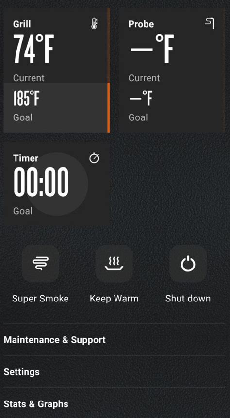 It will also allow users to create profiles and keep records of. Is there a way to see your cook time/temperature graph ...