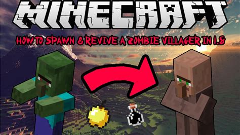 To cure a zombie villager, use a golden apple, which can be made by surrounding an apple with golden ingots in the crafting table. How To Spawn & Cure Zombie Villagers In Minecraft 1.8 ...