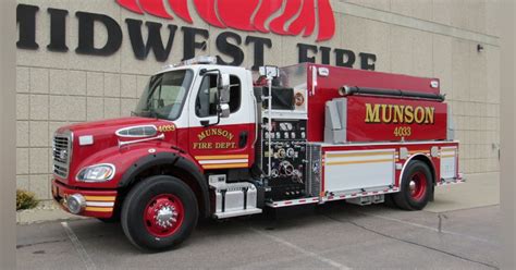 Munson Oh Fire Dept Pumpertanker Built By Midwest Fire Firehouse