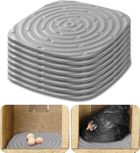 8 Pack Chicken Nesting Pads Reusable Washable Nesting Pads