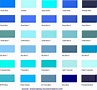 Different Shades of Blue: A List With Color Names and Codes - Drawing Blog