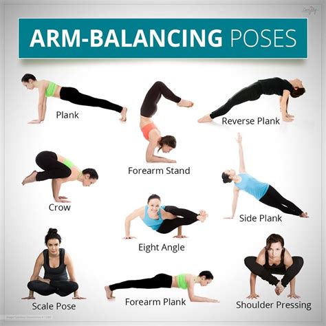 Arm Balance Yoga Poses Eight Angle Pose Side Plank Pose Stress