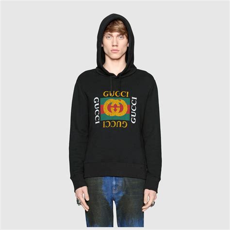 Cotton Sweatshirt With Gucci Logo Gucci New Sweatshirts And Hoodies