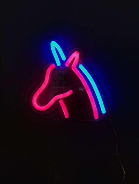 Neon Unicorn Wallpapers Top Free Neon Unicorn Backgrounds