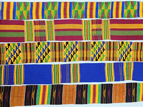 ghana weave a kente cloth timothy s y lam museum of anthropology