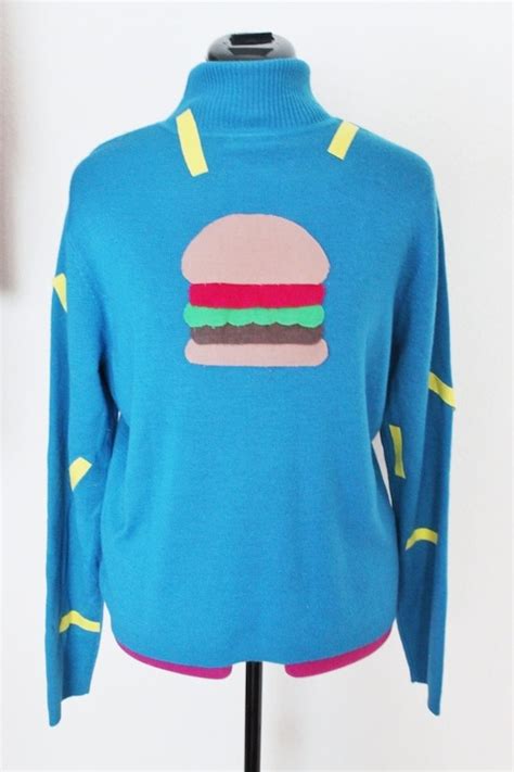 Gravity Falls Mabel Pines Hamburger Sweater Disney Costume