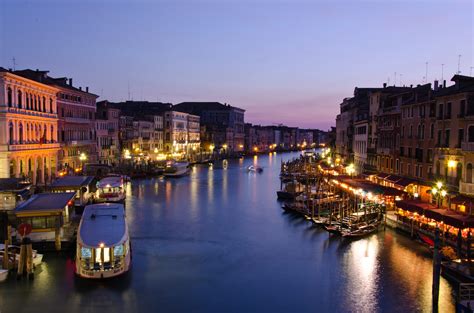 Grand Canal At Night Venice Audio Engineering Notebook