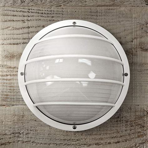 Well there, where there is a blanket, logically. Wave Nautical Round White Outdoor Ceiling or Wall Light ...