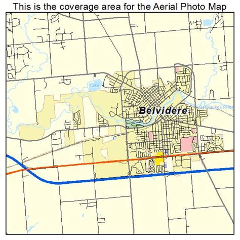 Aerial Photography Map Of Belvidere Il Illinois