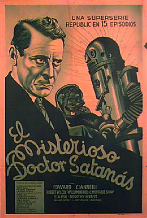 Mysterious Doctor Satan Original 1940 Argentine Movie Poster