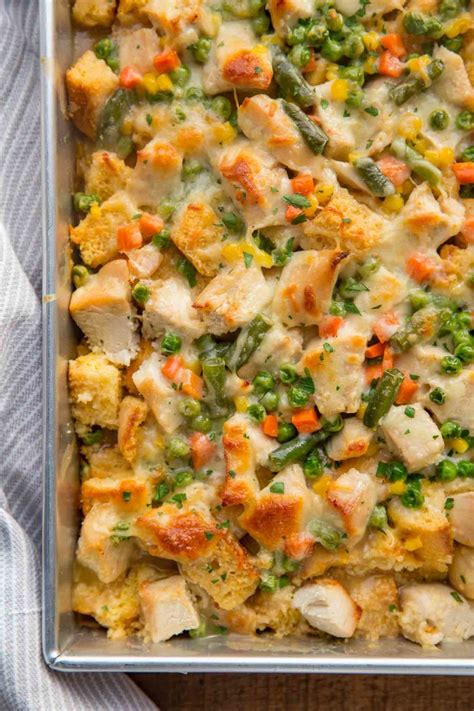 16 creative recipes to use leftover cornbread. Leftover Turkey Casserole made with leftover turkey ...